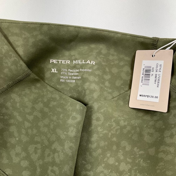 Peter Millar Womenswear Green Leggings XL MSRP$120 - Picture 5 of 14